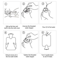 Mix-Design Printed Small Hot Water Bag – Leak-Proof Hot/Cold Therapy Pain (1 Pc)