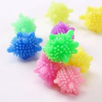 Soft Star Laundry Dryer Balls – 10-Piece Multi-Color Clothes Softener