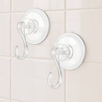 Plastic Suction Cup Hooks (4 Pcs Set)