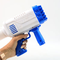 32 Holes Big Powerful Machine Bubble Gun Toys (1 Set)
