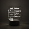 3D Acrylic Creative Lamp Decorative Light