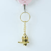 Shivling Golden Metal Keychain (1 Pc)