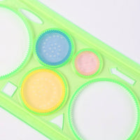 Design Ruler Spirograph Geometry Stencil Set
