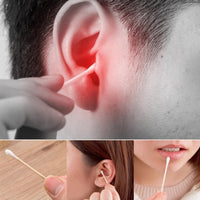 Paper-Stick Cotton Swabs - (100 Pc / Set)