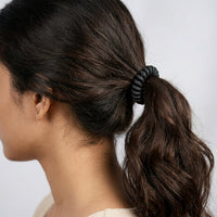 Soft Stretchable Telephone Wire Style Hair Bands Set (1 Pc)