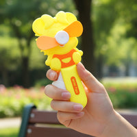 Hand Press Mini Portable Fan Toy (1 Pc, Mix Color & Design)