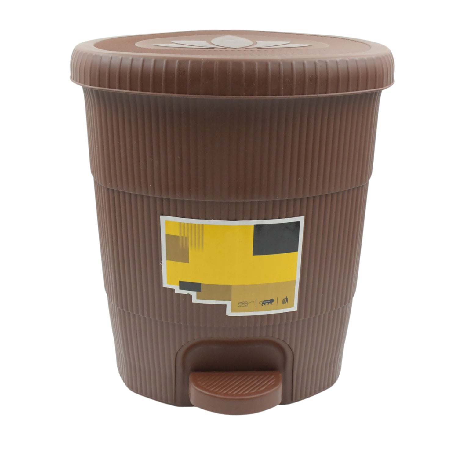 Mini Plastic Pedal Dustbin for Kitchen, Office & Car Use (1 PC)