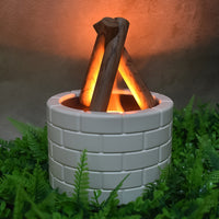 Bonfire Shaped Diffuser Essential Oil Diffuser Multi Function Flame Oil (1 Pc)