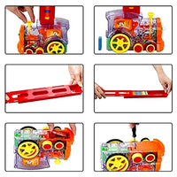 Transparent Funny Train Engine Block Set – 60-Piece Music & Lights