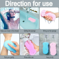 Ultra Soft Exfoliating Sponge – Dead Skin Remover & Face Scrubber