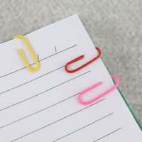 Vinyl-Coated Paper Clips - (10 Pc / Set)