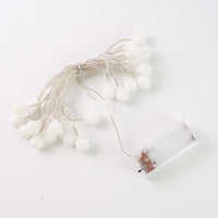 Battery Powered Warm White Ball Fairy Lights