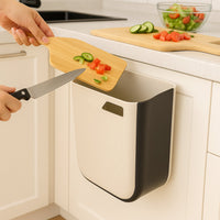 Portable Collapsible Hanging Trash Can for Kitchen & Car