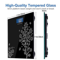 Precision bathroom scale with easy-to-read digital display.