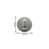 Heavy Duty Self-Adhesive Stainless Hooks – Waterproof for Robes, Coats & Towels