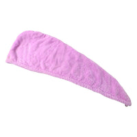 Quick Turban Hair-Drying Absorbent Microfiber Towel (1 Pc / Mix Design)