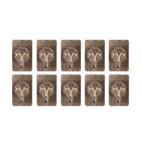 Kitchen & Bathroom Plastic Adhesive Wall Hanger