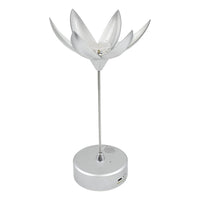 Lotus Flower Lamp with Music, Touch Open and Close, USB Rechargeable (1 Pc)