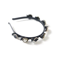 fashionable hairband gold finish