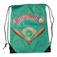 Water-Resistant Nylon Drawstring Backpack Bag (1 Pc / Mix Color & Design)