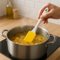 Spatula and Pastry Brush for Cake Decoration