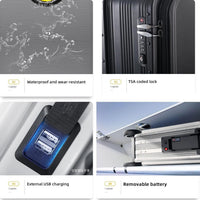 Electric Suitcase Smart Scooter – Riding Luggage with Removable Power (1 Pc)