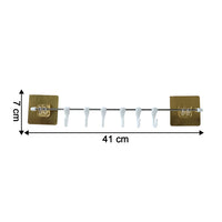 Wall Mounted Adhesive Kitchen Utility Hook Rack (1 Set)