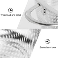 Stainless Steel Rice Vegetables Washing Bowl Strainer Collapsible Strainer.