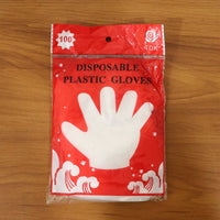 ClearGuard Disposable Transparent Plastic Gloves | Food-Safe Cooking & Baking Mitts (100 Piece Pack)