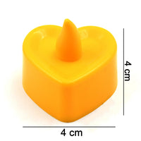 LED Tealights, Smokeless Plastic Decorative Candles, Diwali (Pack Of 6 / Multicolor)