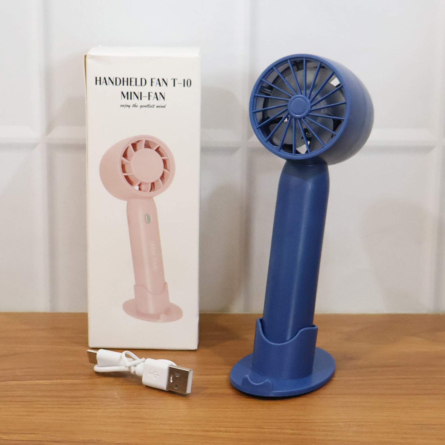 AeroBreeze Rechargeable Mini Handheld Fan | High-Speed Pocket Turbo Personal Cooler (1 Pc)