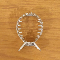 Elegant Crystal Studded Metal Hair Claw Clip (1 Pc)