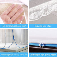 Premium Polyester Foldable Mosquito Net Tent (100 Cm Long / 1 Pc)