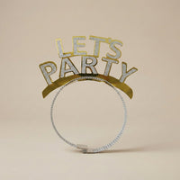 Let’s Party Glitter Headband for Birthday Celebration (Pack of 4)