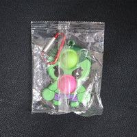 Silicone Pop It Fidget Toy with Keychain Clip (1 Pc)