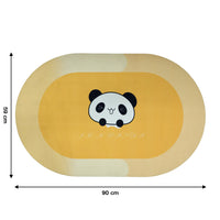 kids panda floor mat