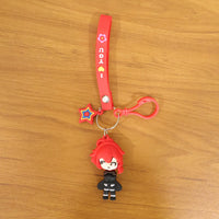 cute cartoon girl keychain bag accessory