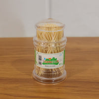Natural wood toothpick case