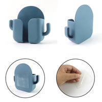Wall Mounted Adhesive Phone Holder & Remote Organizer(1Pc)