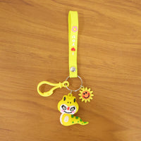 kawaii dinosaur keychain decorative charm