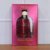 stylish Golden Dragon perfume bottle front view