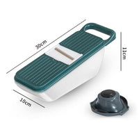 Multifunctional Vegetable Slicer Cutter – Onion & Potato Slicer with 6 Blades & Peeler