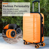 Silicone Suitcase Wheel Covers – Noise Reduction & Protection (4 Pc Set)