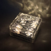 Solar Ice Cube Garden Light for Pathways & Christmas Decor