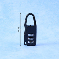AeroCode Secure 3-Digit Combination Travel Lock | Keyless Suitcase Bag Padlock (1 Pc)