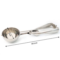Premium Stainless Steel Ice Cream Scoop with Trigger Release –Approx 70 ML Capacity