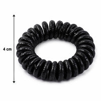 Soft Stretchable Telephone Wire Style Hair Bands Set (1 Pc)
