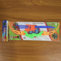 Plastic Archery Bow Arrow Toy Set with single knife and 3pc Arrow and Target Board