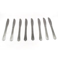 Set of 8 knives for dining, ideal for picnics and outings