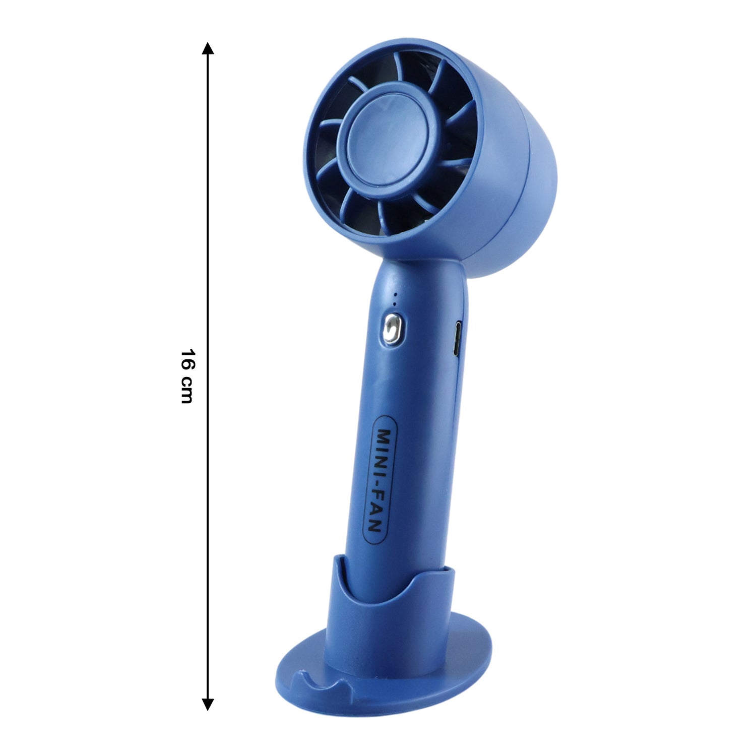 AeroBreeze Rechargeable Mini Handheld Fan | High-Speed Pocket Turbo Personal Cooler (1 Pc)